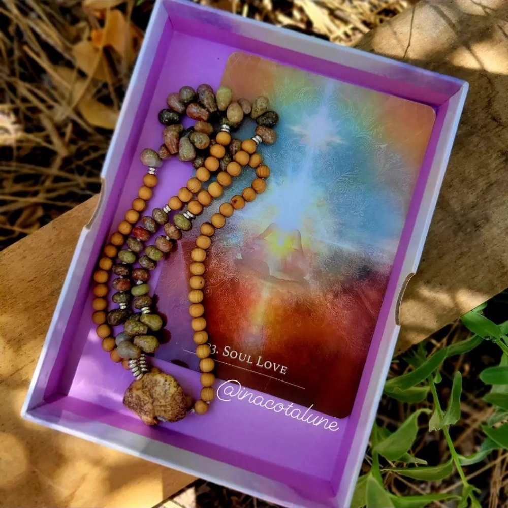 Unakite Mala Necklace